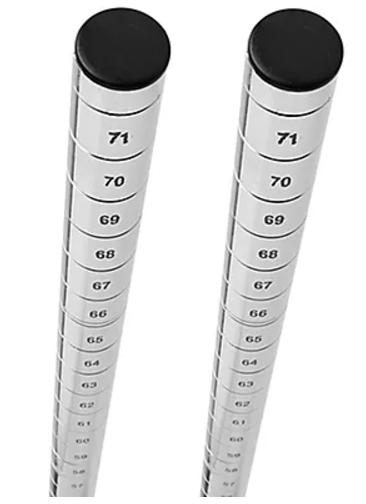 Chrome Post 72" H
