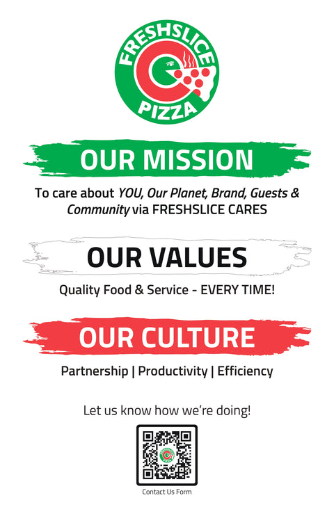 Form – FOH Mission Statement - FRAMED 11" x 17"