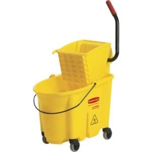 Mop Bucket 35 Quart W/Down Press Wringer
