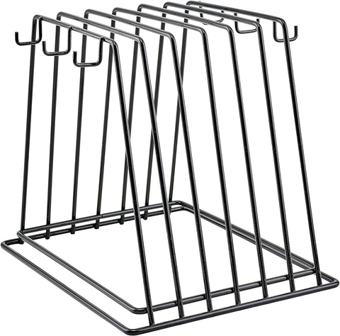 Pizza tray stand chrome finish (6 slots) for Drying