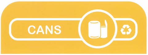 Cans/Recycling Decal