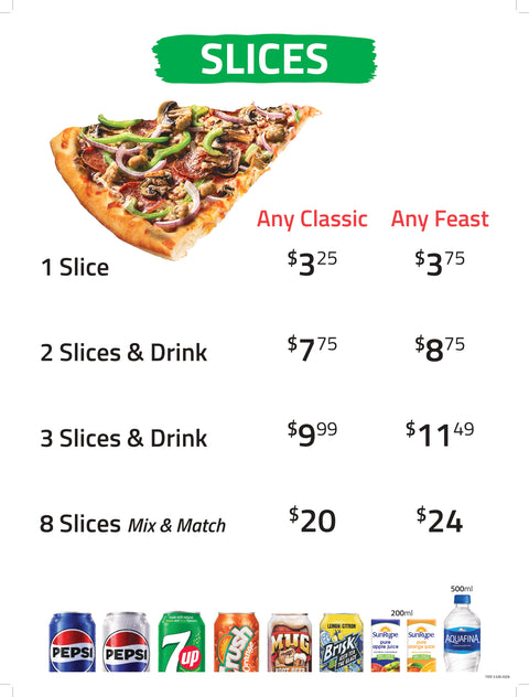 Slices CMB Menu Board - 18x24"