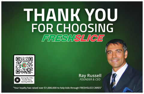 Decal - Thank You from Ray Russel Decal